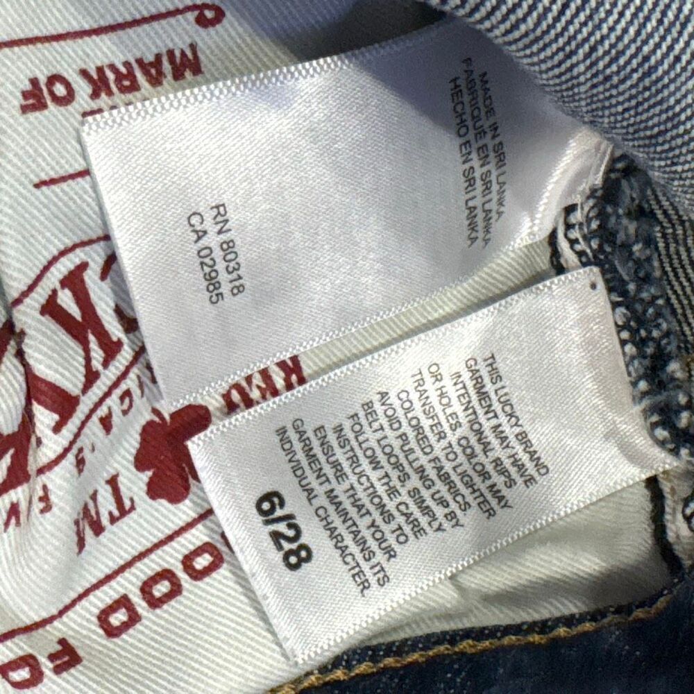 Lucky Legend 90s loose high rise crop Jeans size 6/28 - Picture 7 of 10